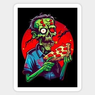 Zombie Pizza Sticker